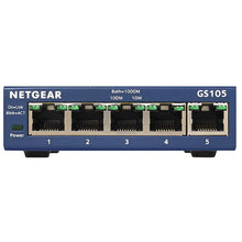Load image into Gallery viewer, Netgear 5-Port Gigabit Ethernet Unmanaged Switch (GS105AU)