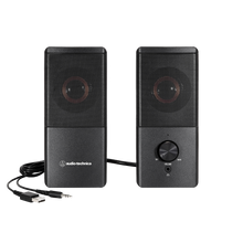 Load image into Gallery viewer, Audio Technica Desktop Speakers USB powered with 3.5mm jack