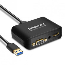 Load image into Gallery viewer, USB 3.0 to HDMI + VGA Video Adapter