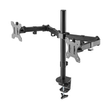 Load image into Gallery viewer, 17"-32" Brateck  Dual Monitor Premium Aluminum Articulating Monitor Arm