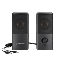 Load image into Gallery viewer, Audio Technica Desktop Speakers USB powered with 3.5mm jack
