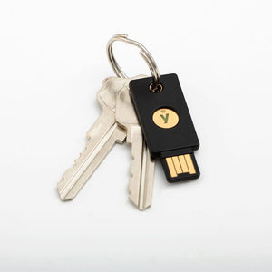 Security keys to prevent phishing attacks